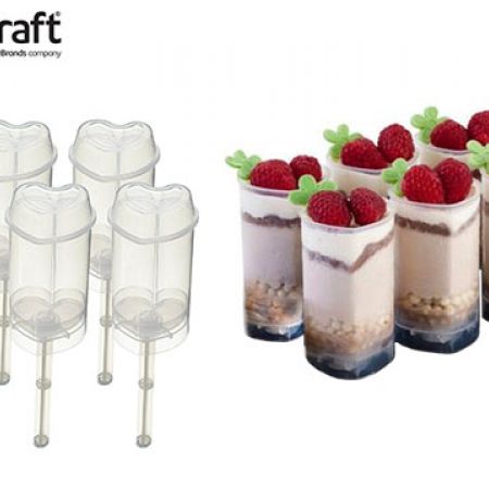 Set of 6 KitchenCraft Sweetly Does It Heart Push Pops Set of 6 KitchenCraft Sweetly Does It Heart Push Pops