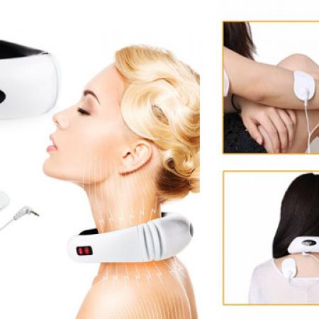 Résultat de recherche d'images pour "Premium Electric Pulse Back and Neck Massager"