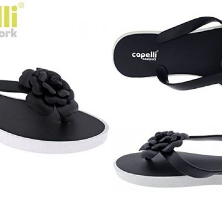 capelli flip flops black