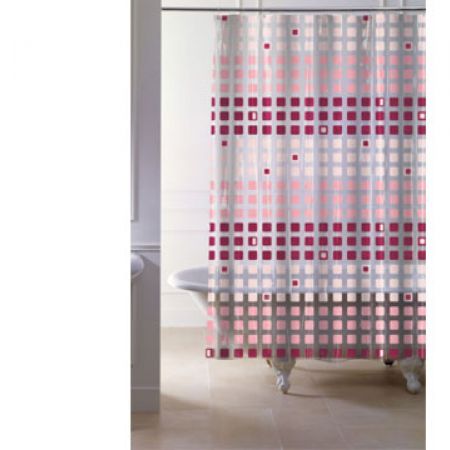 Primanova Pvc Stylish Red Paradise Shower Curtain 120 X 200 Cm