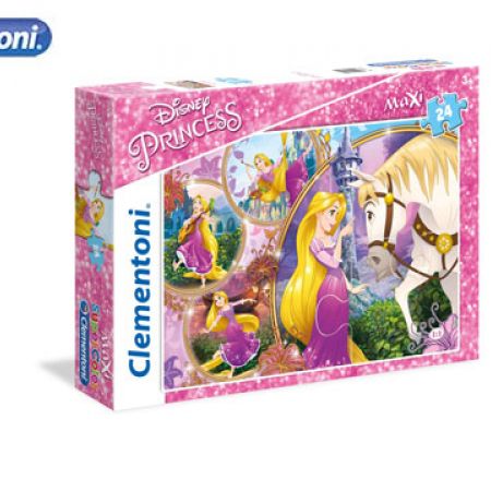 Clementoni Disney Princess: Tangled SuperColor Puzzle 24 Maxi Pcs ...