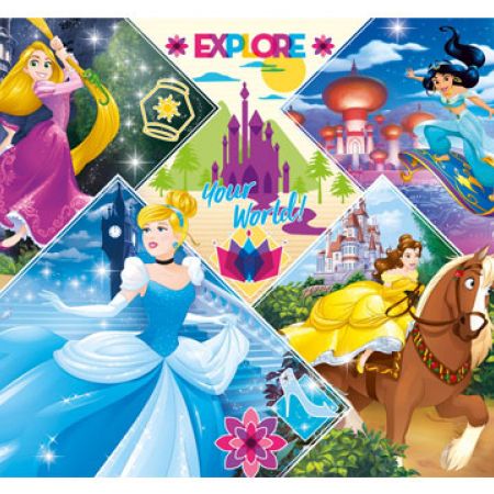 Clementoni Disney Princess SuperColor Puzzle 60 Pcs - Makhsoom