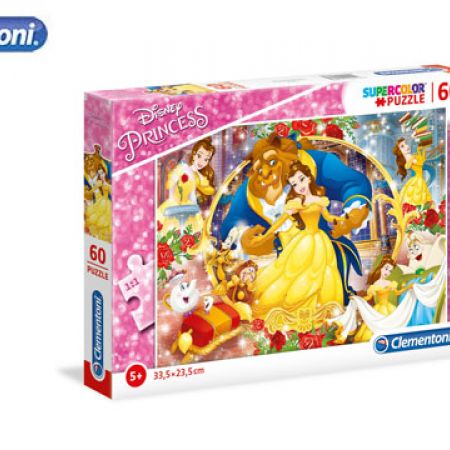 Clementoni Disney Princess SuperColor Puzzle 60 Pcs - Makhsoom