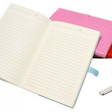 Pixel Paper Notebook Upixel Pixels Paper Notebook 14.5 x 21 x 2.3 cm - Blue - Makhsoom