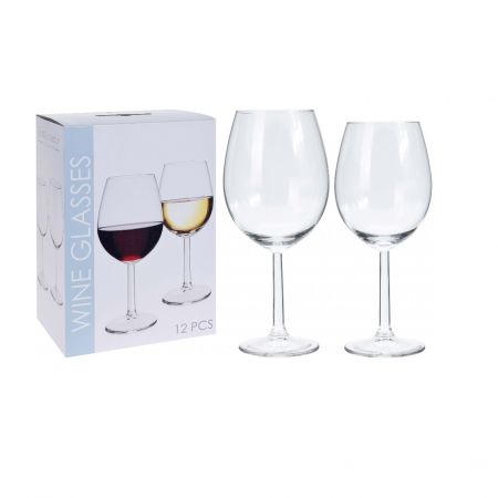 Set Of Wine Glasses 12 Pcs