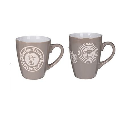 Set Of Mug Stoneware 4 Pcs - 300CC