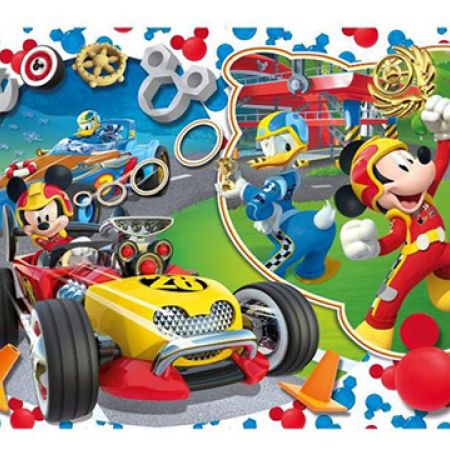Clementoni Mickey & the Roadster Racers SuperColor Maxi Puzzle 104 Pcs ...