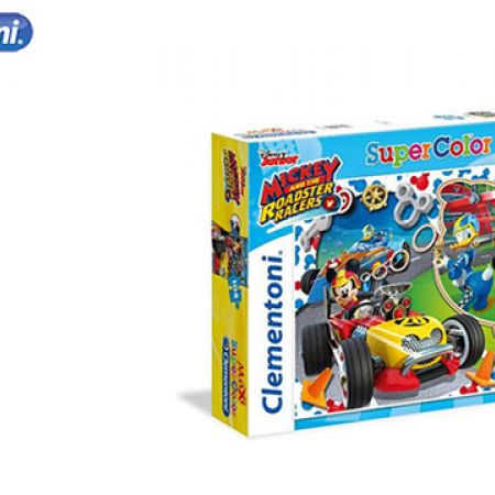 Clementoni Mickey & the Roadster Racers SuperColor Maxi Puzzle 104 Pcs ...