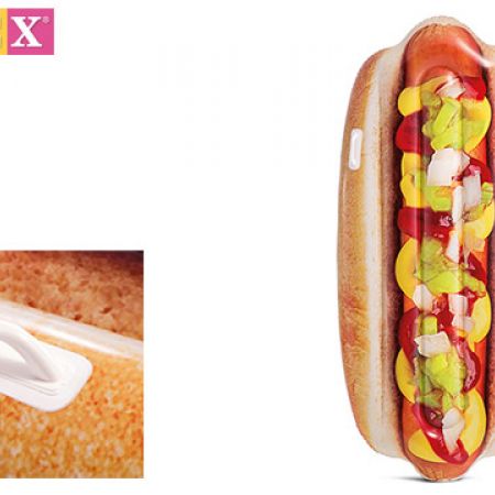 Intex Inflatable Hot Dog Mat 180 x 89 cm - Makhsoom