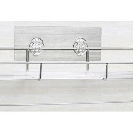 Stainless Steel Bathroom Shower Self Adhesive Shelf Makhsoom Stainless Steel Bathroom Shower Self
