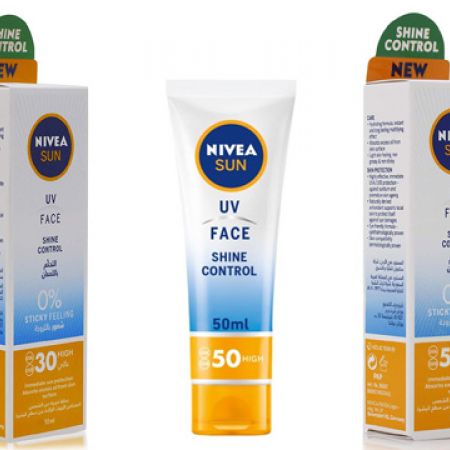 nivea sun shine control 50