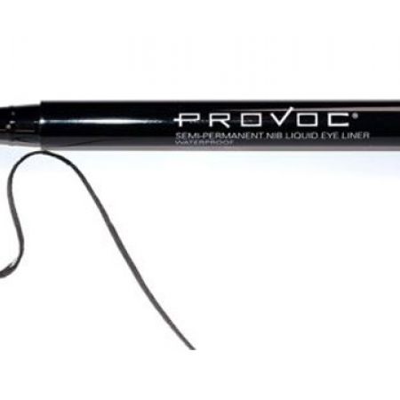 Provoc Semi-Permanent Waterproof Nib Liquid Eyeliner 01 Little Black Dress - Makhsoom Provoc Semi-Permanent Waterproof Nib Liquid Eyeliner 01 Little Black Dress - Makhsoom