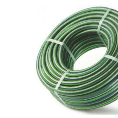3-Layer Garden Hose Green & Black - 12.5mm x 17mm x 25m - Makhsoom