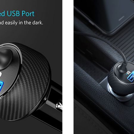 Anker PowerDrive Elite Car Charger With Lightning Cable Makhsoom - Main Image