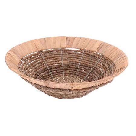 Wicker Rattan Round Fruit Basket - 33 cm