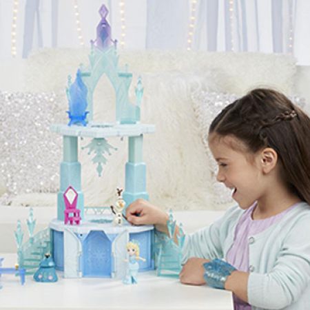 Hasbro Frozen Disney Little Kingdom Elsa Magical Rising Castle