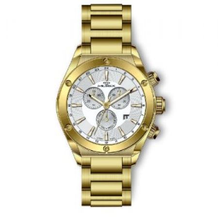 Murex MUC590-GG-1 Swiss Made Stainless Steel Gold Round Watch For