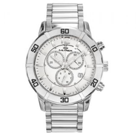 Murex MUC526-SS-1 Swiss Made Stainless Steel Silver Round Watch