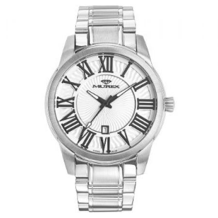Murex MUM551-SS-1 Swiss Made Stainless Steel Silver Round Watch
