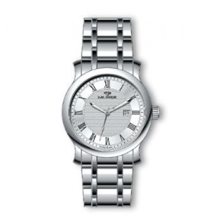 Murex MUM562-SS-1 Swiss Made Stainless Steel Silver Round Watch