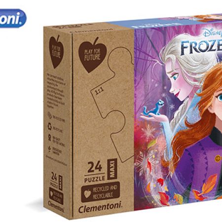 Clementoni Play For Future Maxi Disney Frozen II Puzzle 24 Pcs - Makhsoom