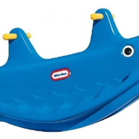 Little Tikes Rocking Whale Teeter Totter Blue Makhsoom